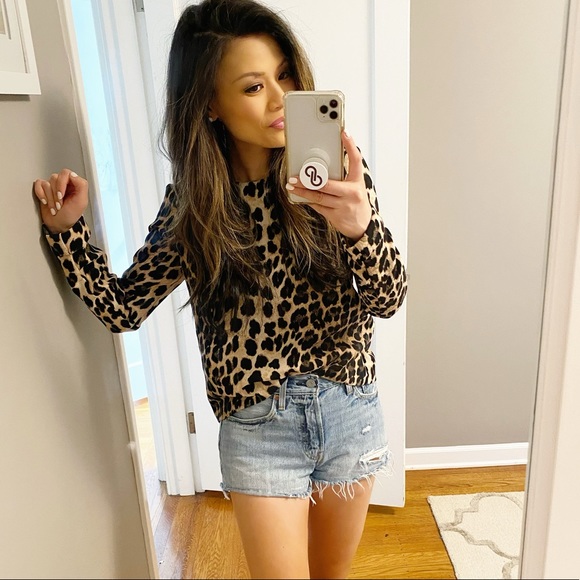Zara Tops - ZARA Animal Print Long Sleeve